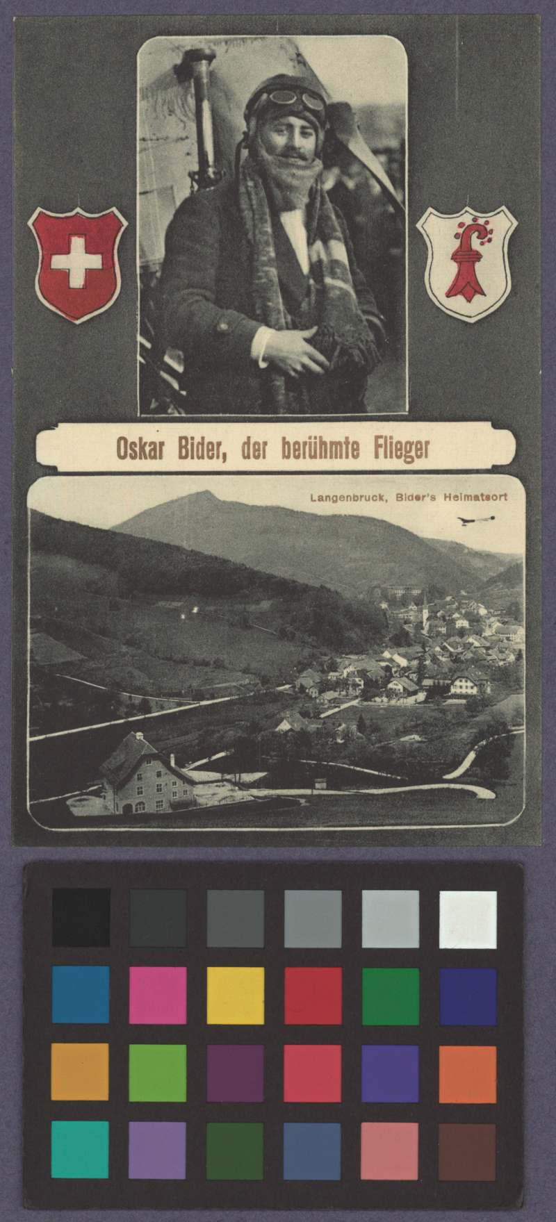 Buchumschlag - Oskar Bider, der berühmte Flieger