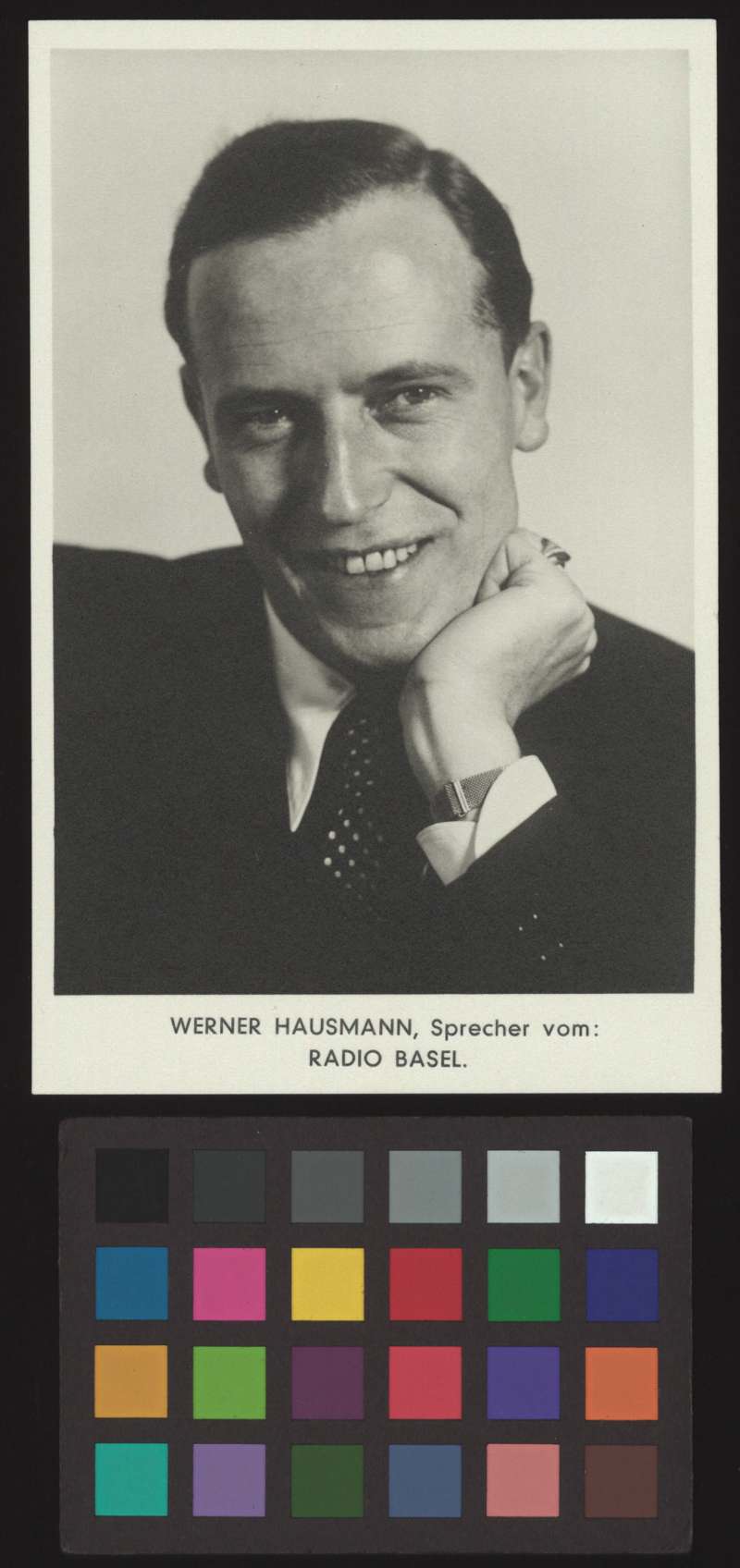 Buchumschlag - [Porträt von Werner Hausmann-Hauser]