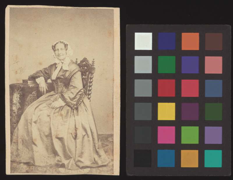 Buchumschlag - [Porträt von Adelaide Iselin]