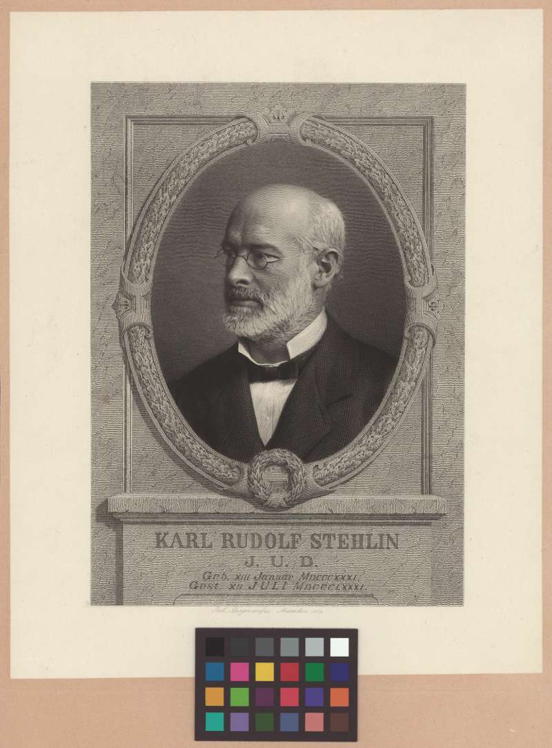 Buchumschlag - Karl Rudolf Stehlin