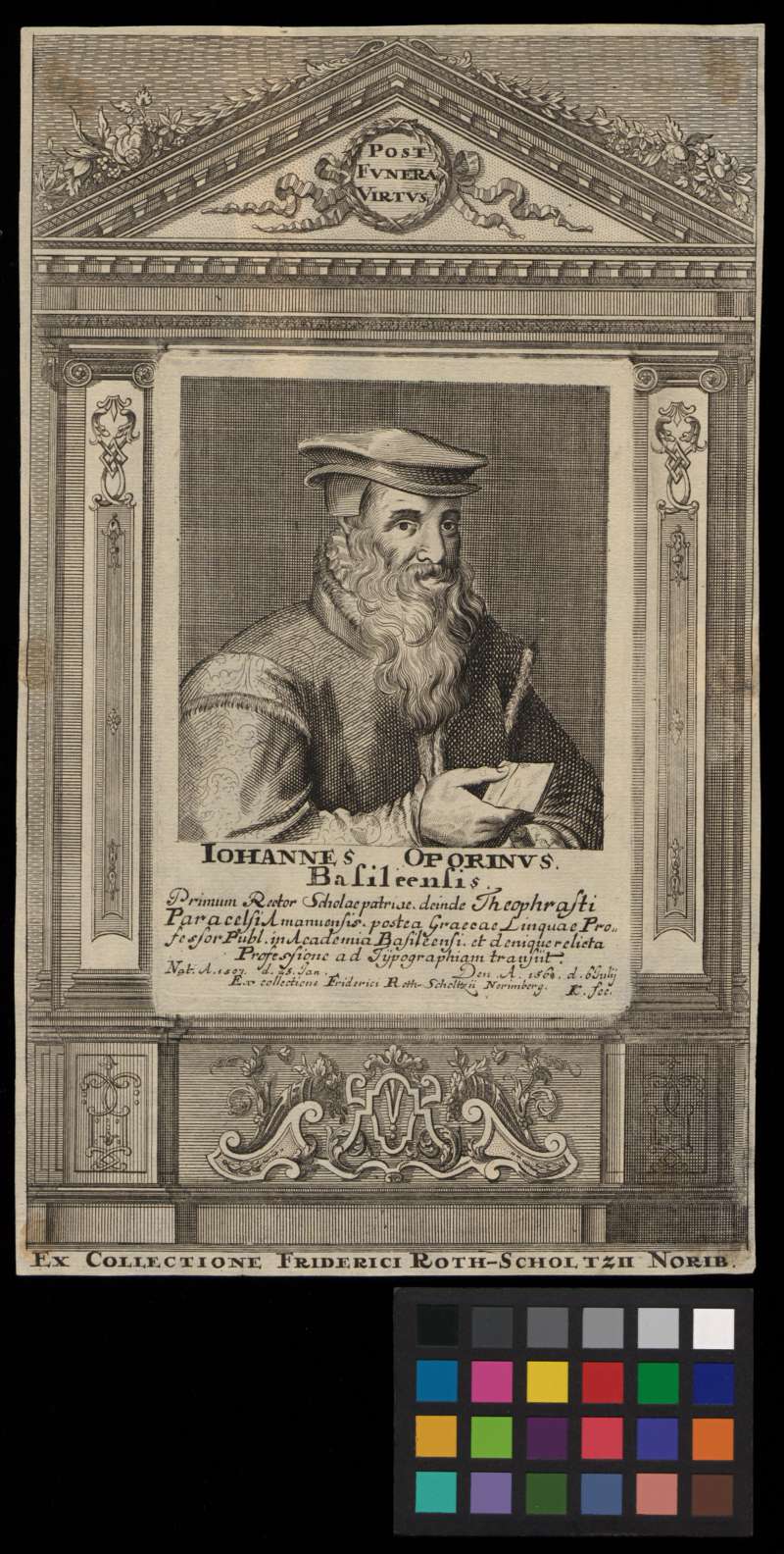 Buchumschlag - Iohannes Oporinus Basileensis