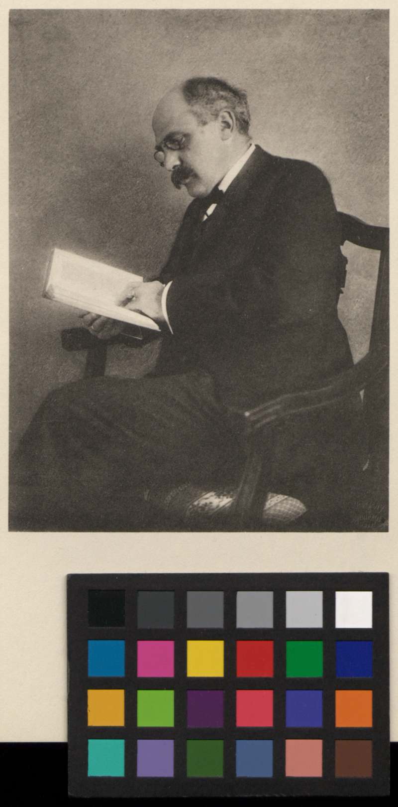 Buchumschlag - [Porträt von Albert Gessler]