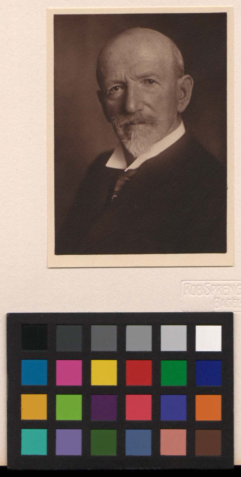 Buchumschlag - [Porträt von Carl Andreas Gessler-Herzog]