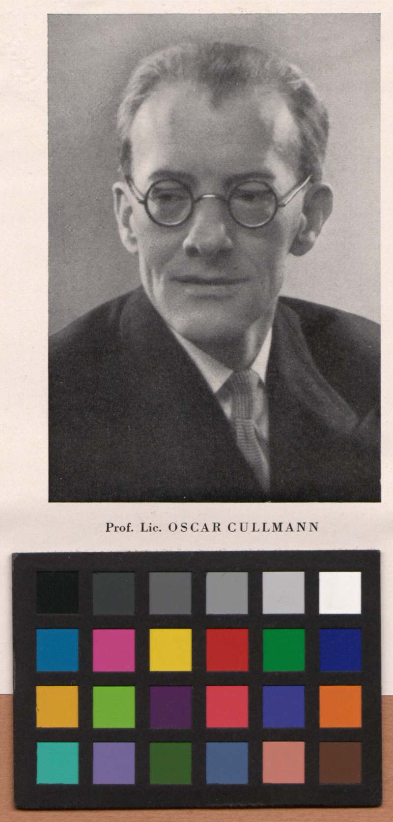 Buchumschlag - [Porträt von Oscar Cullmann]