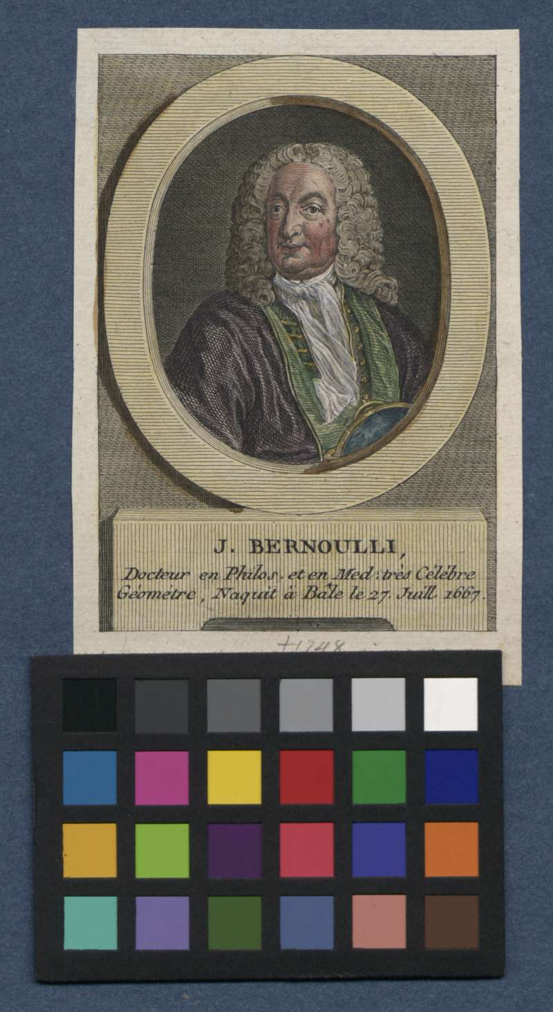 Buchumschlag - J. Bernoulli