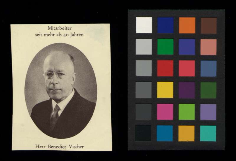 Buchumschlag - [Porträt von Benedict Vischer]