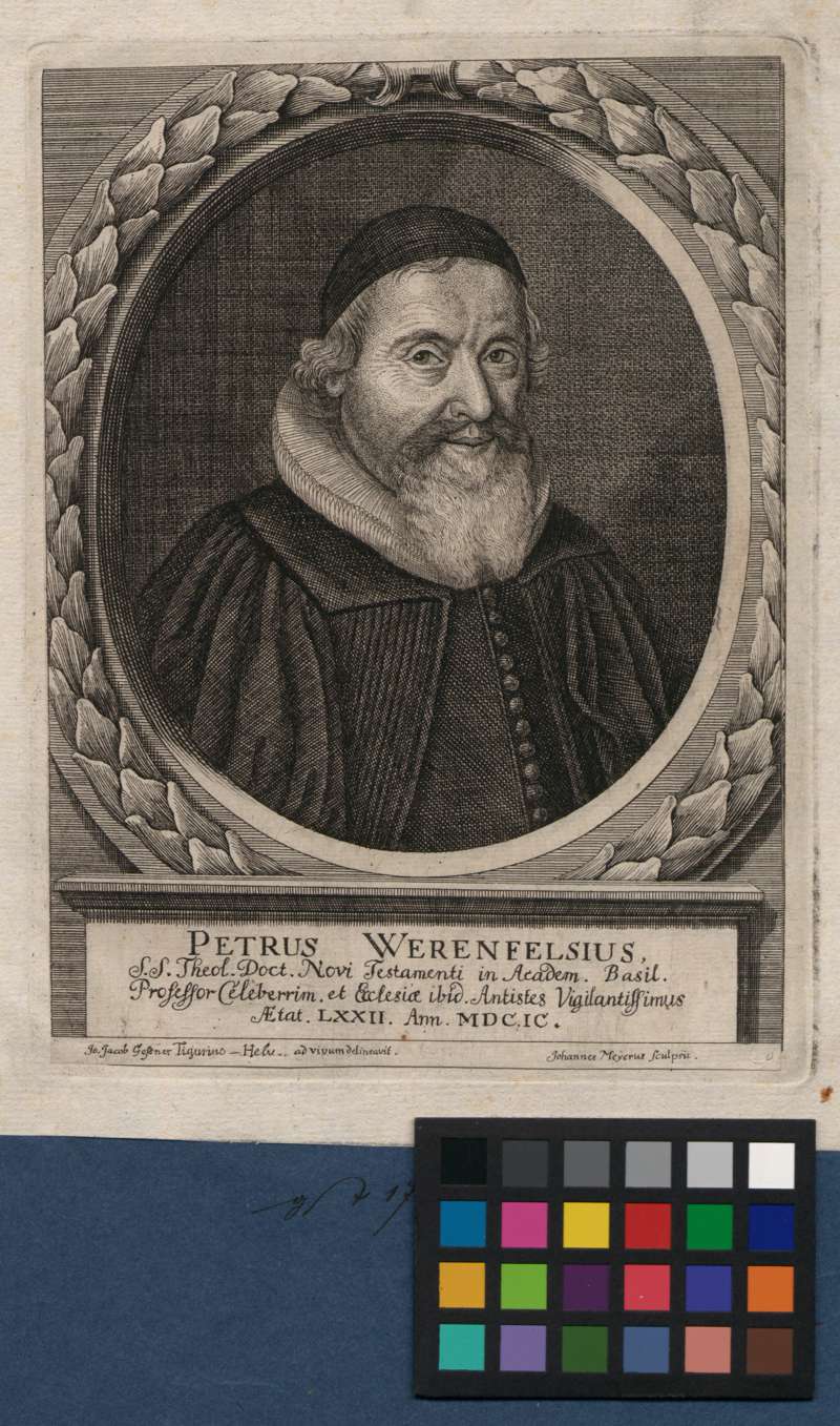 Buchumschlag - Petrus Werenfelsius