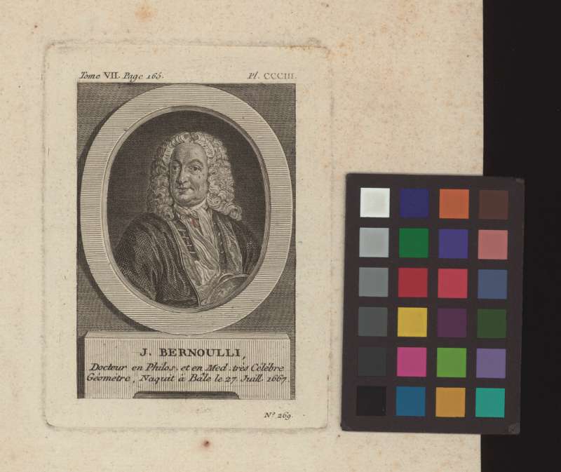 Buchumschlag - J. Bernoulli