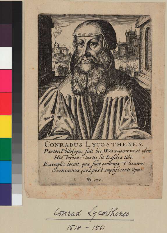 Buchumschlag - Conradus Lycosthenes