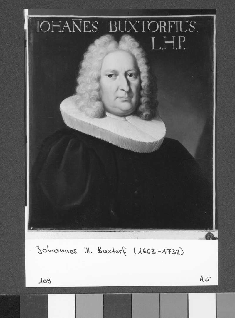 Buchumschlag - Iohannes Buxtorfius. L.H.P