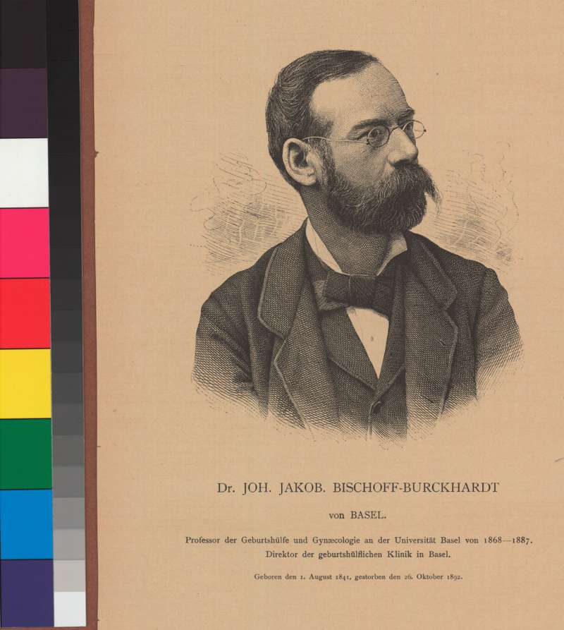 Buchumschlag - Dr. Joh. Jakob. Bischoff-Burckhardt