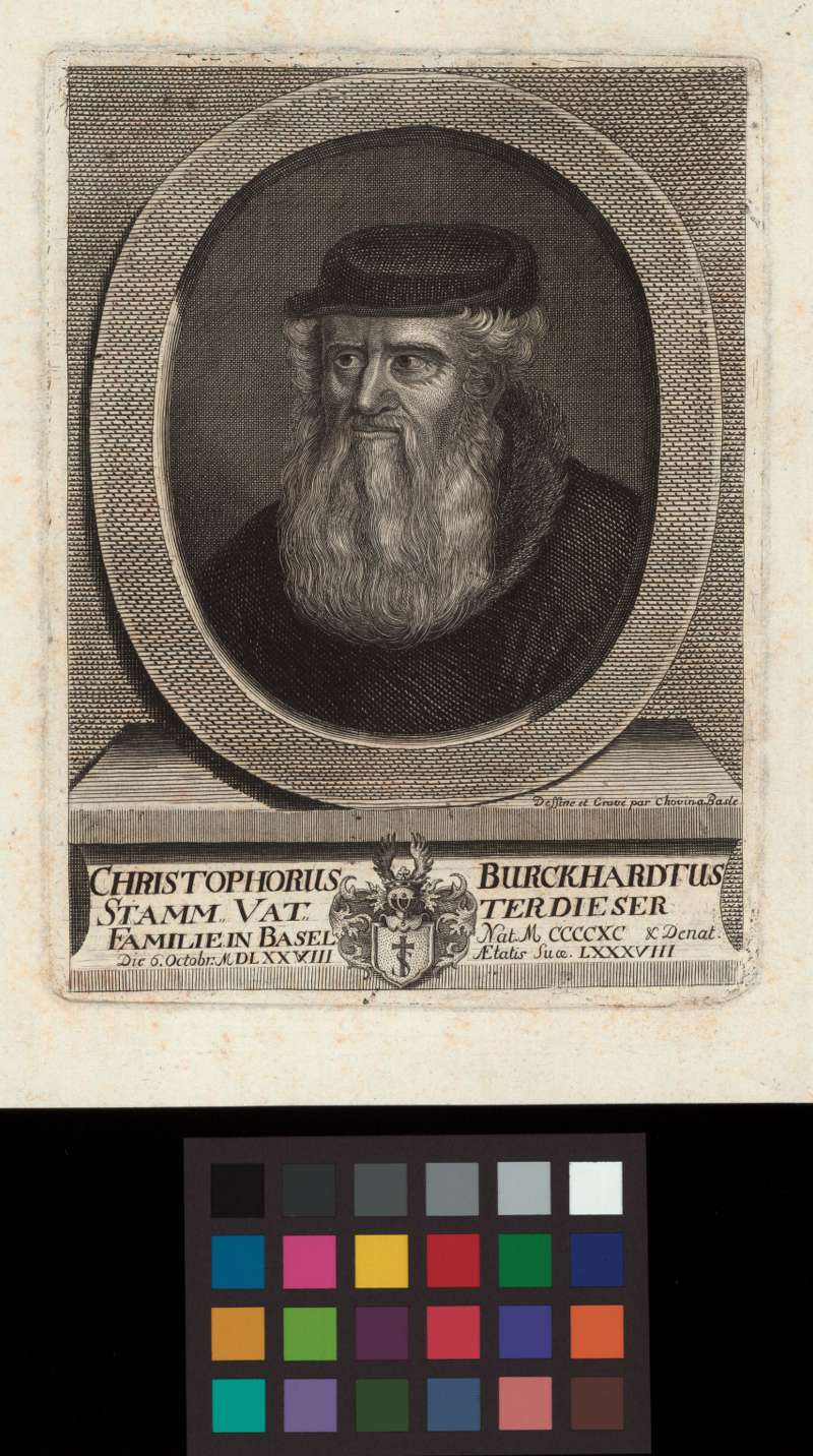 Buchumschlag - Christophorus Burckhardtus