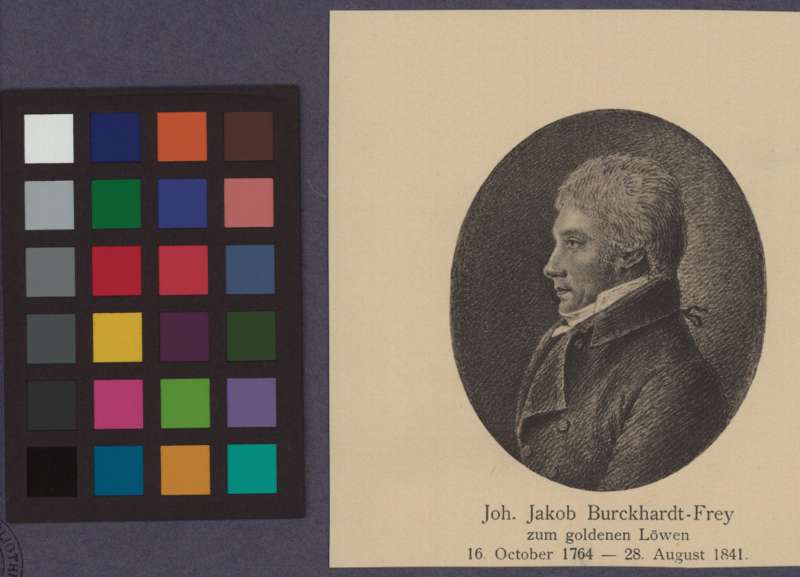 Buchumschlag - Joh. Jakob Burckhardt-Frey