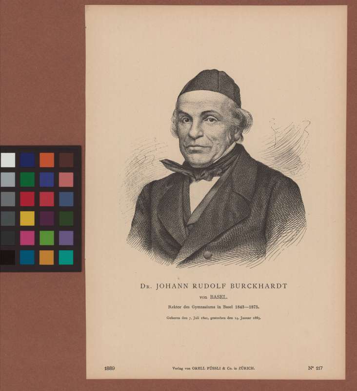 Buchumschlag - Dr. Johann Rudolf Burckhardt