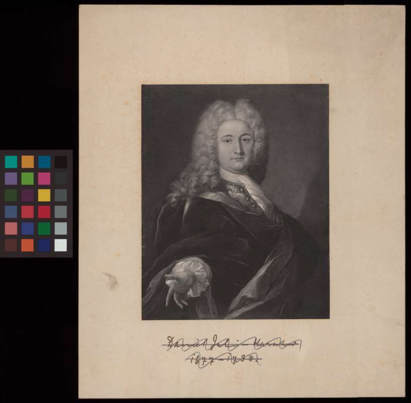 Buchumschlag - [Porträt des Bürgermeister Johann Rudolf Faesch-Ochs (1680-1762)]