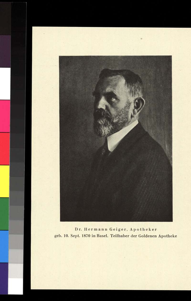Buchumschlag - Dr. Hermann Geiger, Apotheker