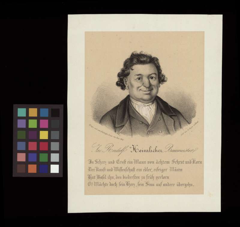 Buchumschlag - Jac. Rudolf Heimlicher, Baumeister [i.e. Johann Jakob Heimlicher]