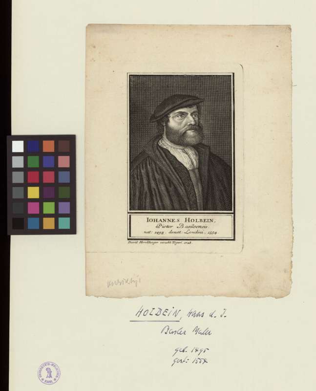 Buchumschlag - Iohannes Holbein