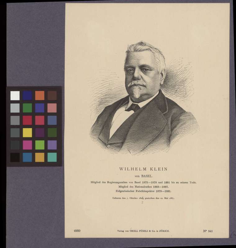 Buchumschlag - Wilhelm Klein von Basel