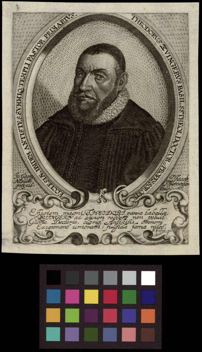 Buchumschlag - Theodorus Zvingerus Basil. ss. theol. doctor et professor ord. ecclesiae ibidem antiste s. summio templi pastor primarius