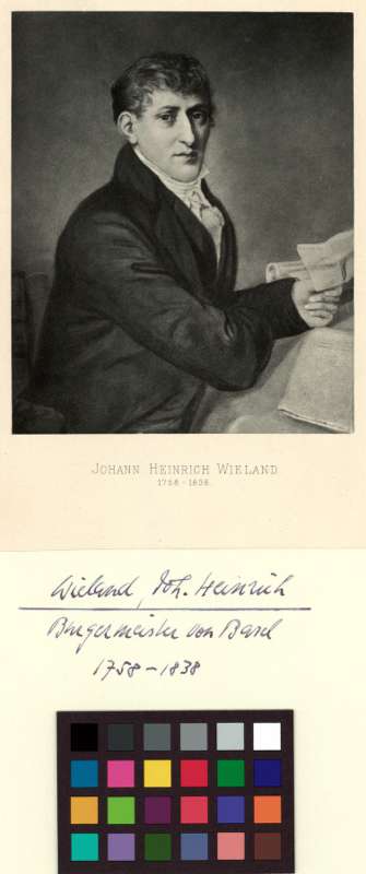 Buchumschlag - Johann Heinrich Wieland