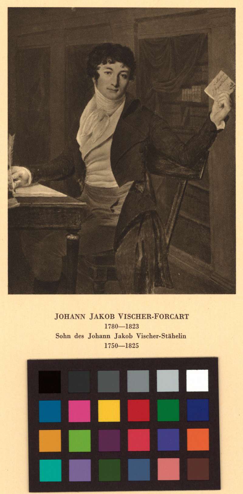 Buchumschlag - Johann Jakob Vischer-Forcart