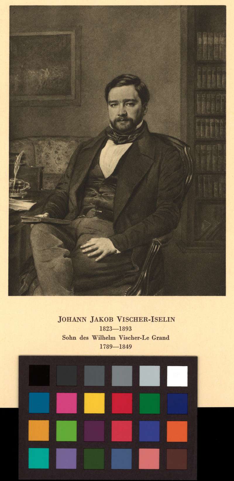 Buchumschlag - Johann Jakob Vischer-Iselin